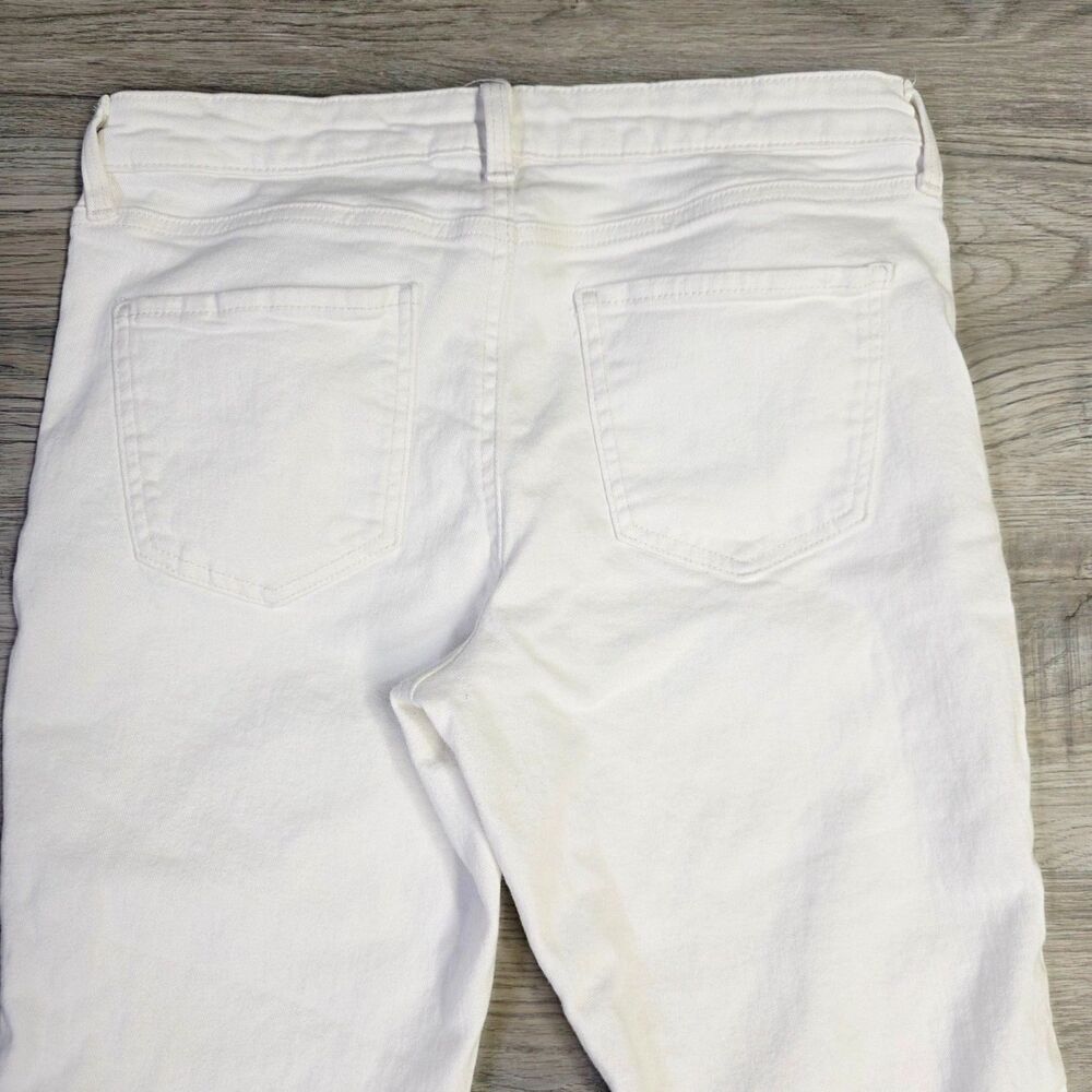 STUNNING RE Generation White High-Rise Button-Fly Flare Jeans - Size 30 - Picture 8 of 8